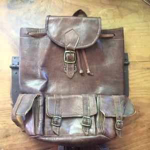 Leather Vintage Backpack